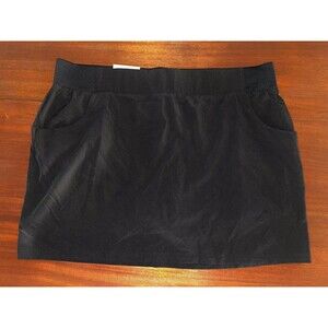Reel Legends Adventure Black Skort  Walk Fish Sport 1X Quick Dry NWT